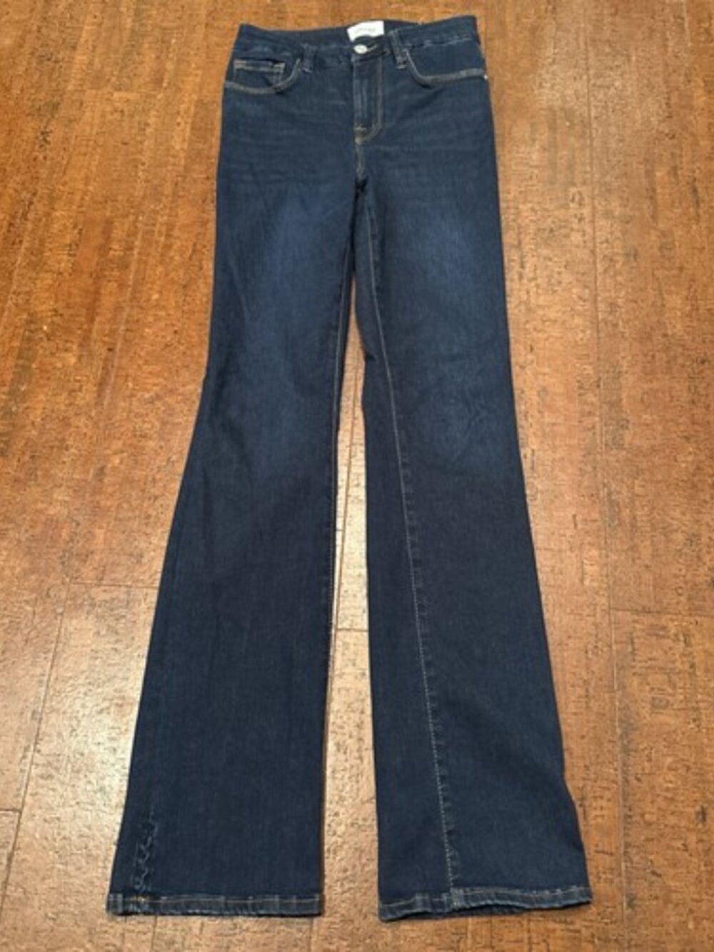 Frame Women’s 27 Le Mini Boot Jeans Bootcut Dark Wash Denim
